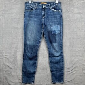 Joe's Jeans‎ Women's Skinny Ankle Patch Denim Dark Wash Size 29